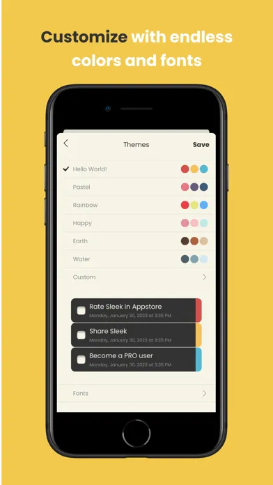 Sleek: Tasks Delightfully Done স্ক্রিনশট