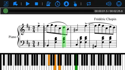 Zrzuty ekranu Real Piano Score - Sheet Music