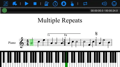 Zrzuty ekranu Real Piano Score - Sheet Music