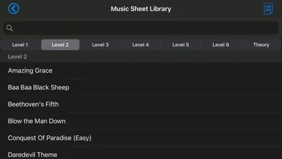 Zrzuty ekranu Real Piano Score - Sheet Music