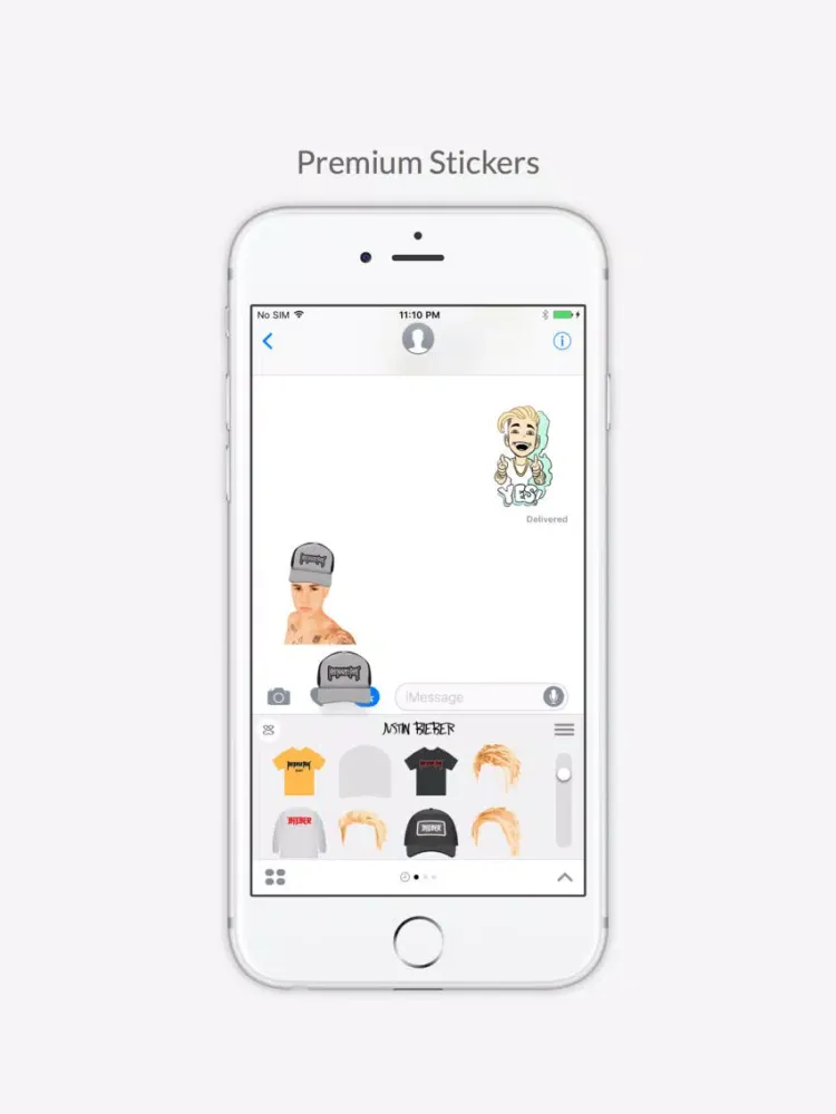 Скриншоты Justmoji iPad 