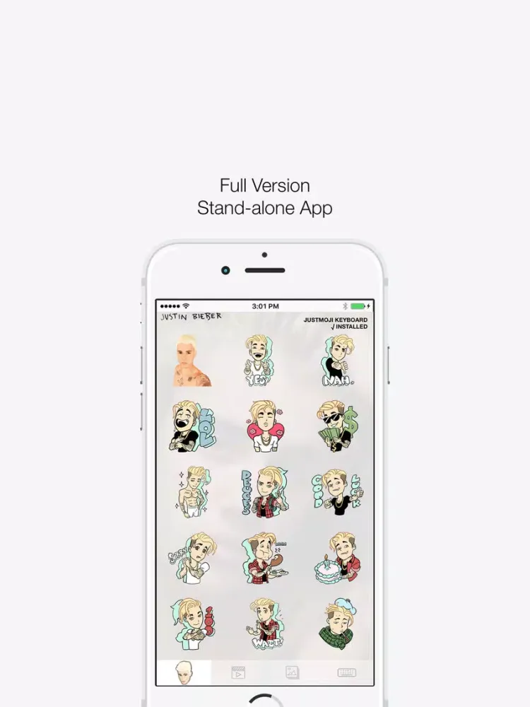 Скриншоты Justmoji iPad 