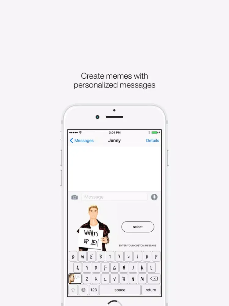 Скриншоты Justmoji iPad 