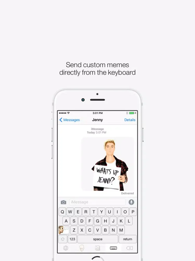 Скриншоты Justmoji iPad 