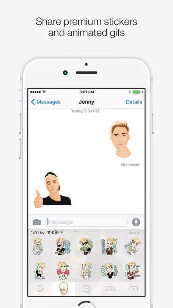 Скриншоты Justmoji