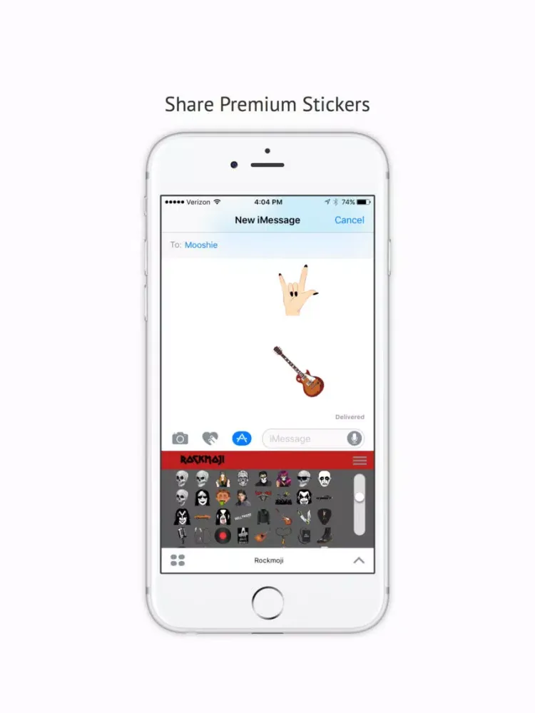 Rockmoji iPad  스크린샷