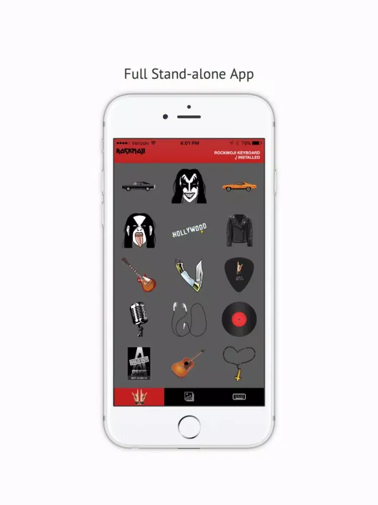 Rockmoji iPad  스크린샷