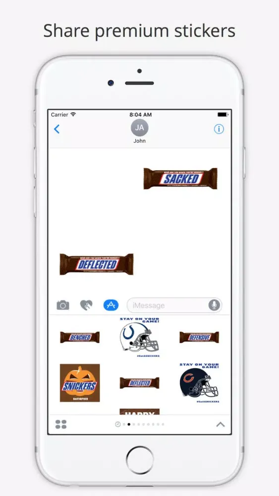SNICKERS® Stickers स्क्रीनशॉट