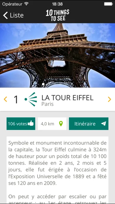 10 Things To See : Guide des lieux à visiter應用截圖