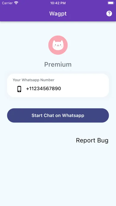 Wagpt: AI Chat Whatsapp Screenshots