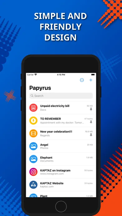 Papyrus: Files and more স্ক্রিনশট