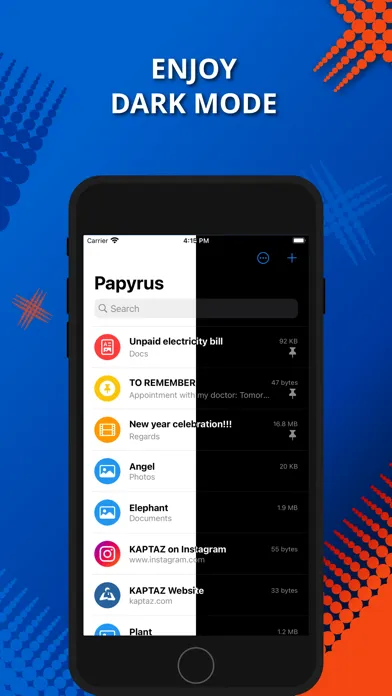 Papyrus: Files and more স্ক্রিনশট