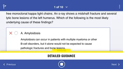 ภาพหน้าจอของ Kaplan Medical