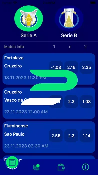 Tangkapan skrin Esporte da Sorte Análise