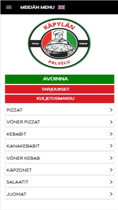 Ảnh chụp màn hình của Kapylan Pizza