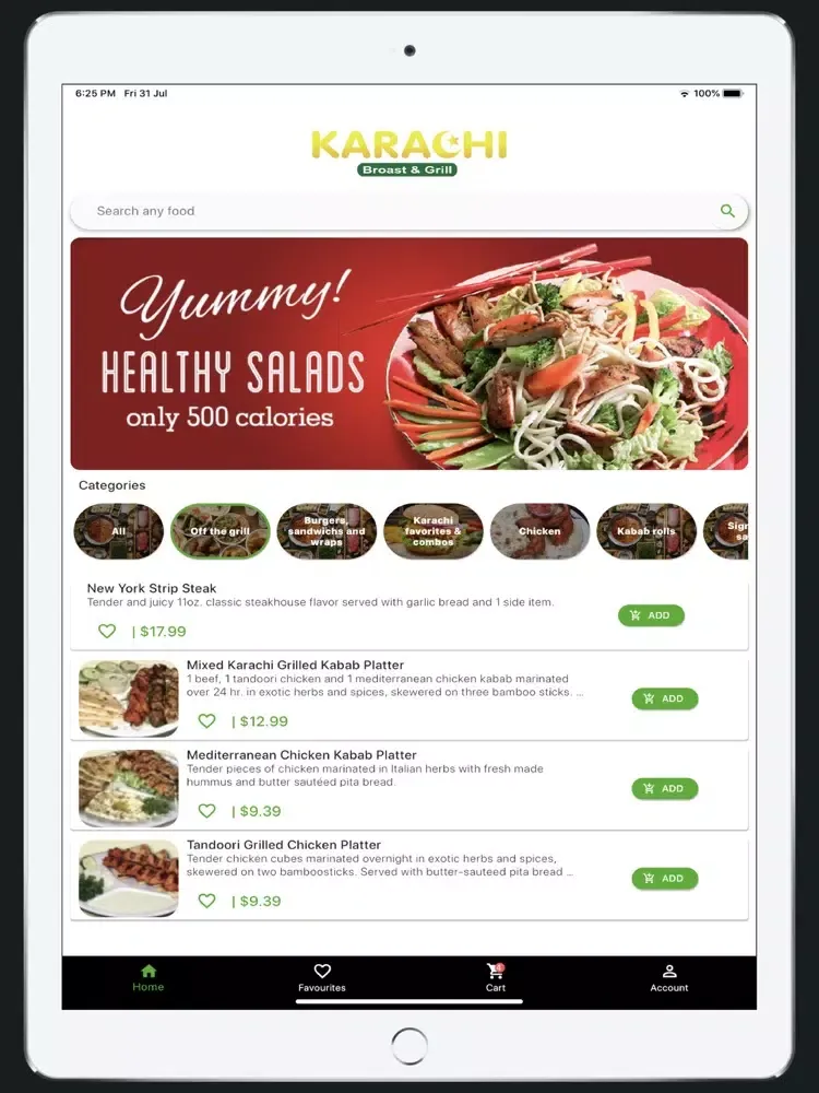 صور Karachi Broast &Grill Marietta iPad 