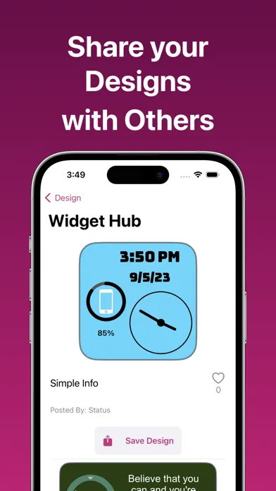 Status - Widget Maker應用截圖