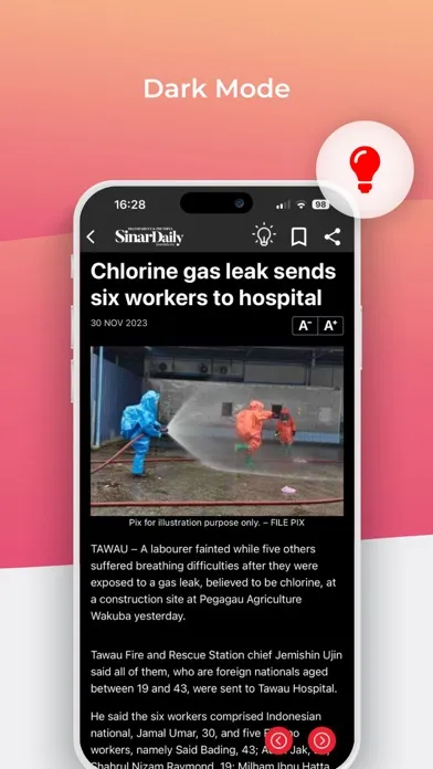 Capturas de pantalla de Sinar Daily- Malaysia News