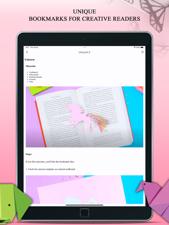 How to make bookmarks iPad  Screenshots