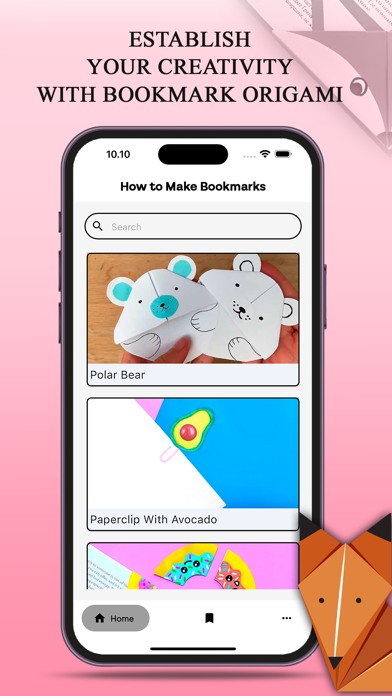 How to make bookmarks Screenshots