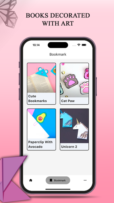 How to make bookmarks Screenshots