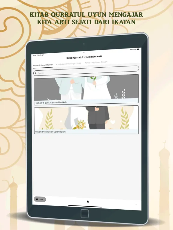 Capturas de tela do Kitab Qurratul Uyun Indonesia iPad 