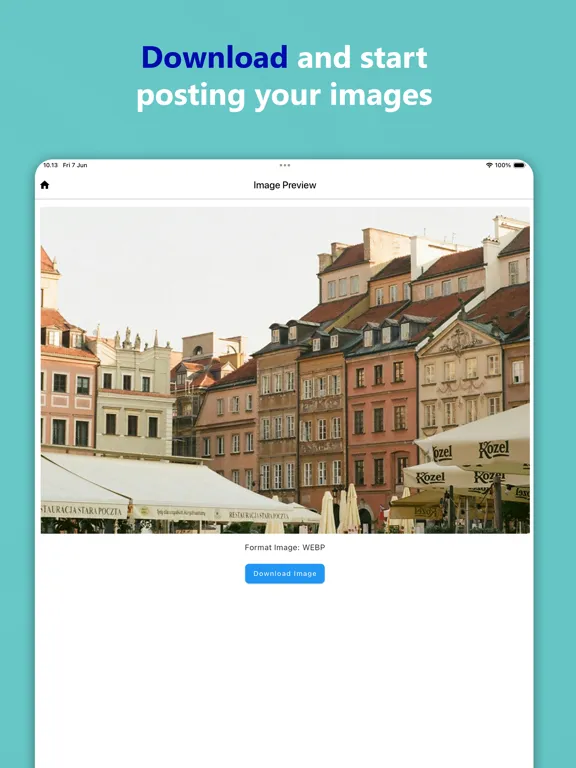 Reduce Photo Size iPad  스크린샷