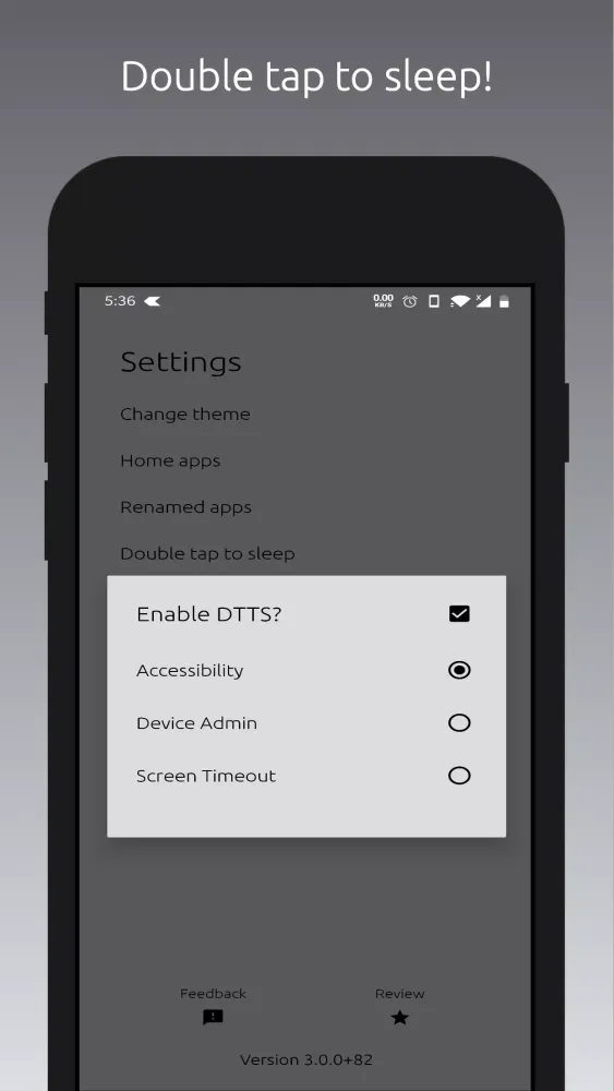 Screenshot di Aero - Minimalist Launcher