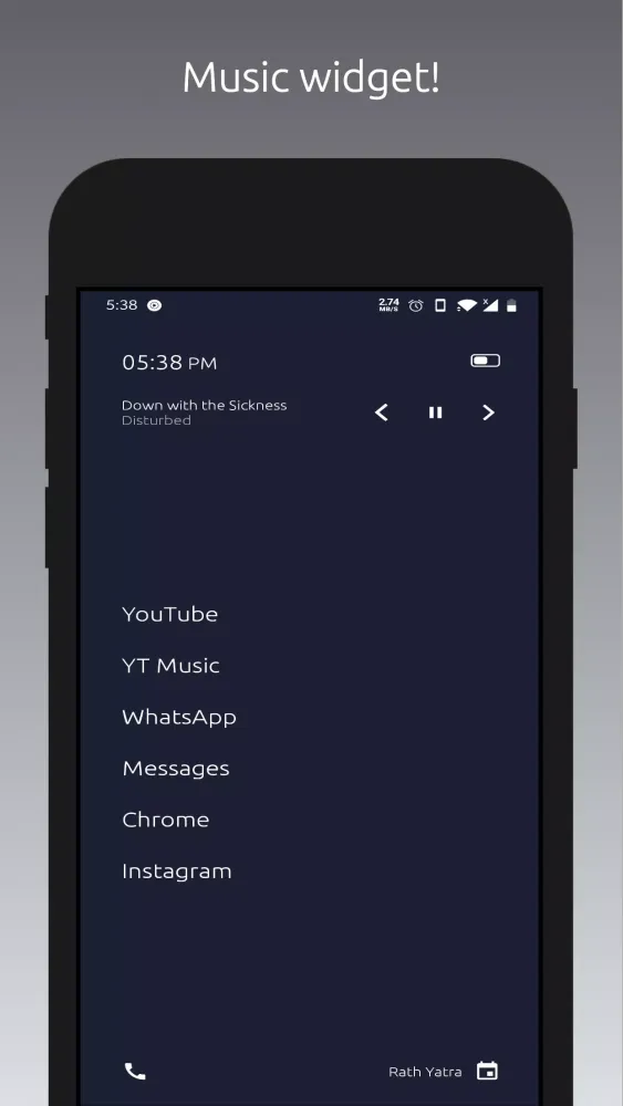 Screenshot di Aero - Minimalist Launcher