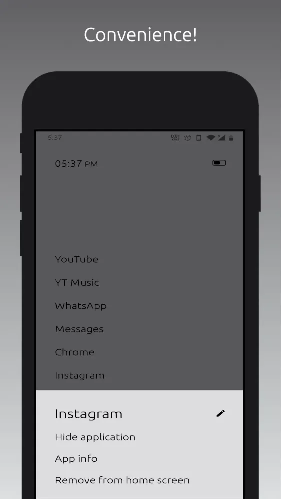 Screenshot di Aero - Minimalist Launcher