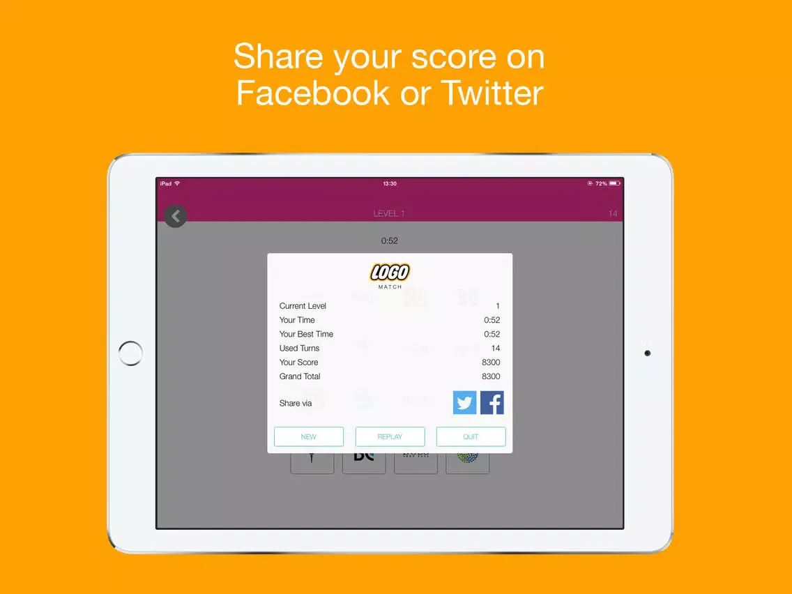 Logo Match Free iPad  স্ক্রিনশট