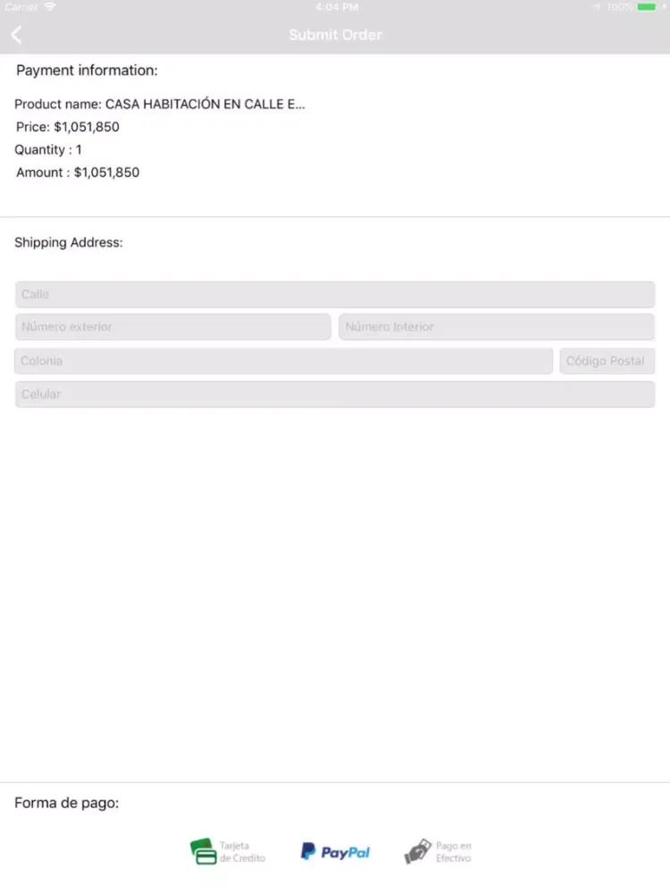 Скриншоты CVR Bienes Raíces iPad 