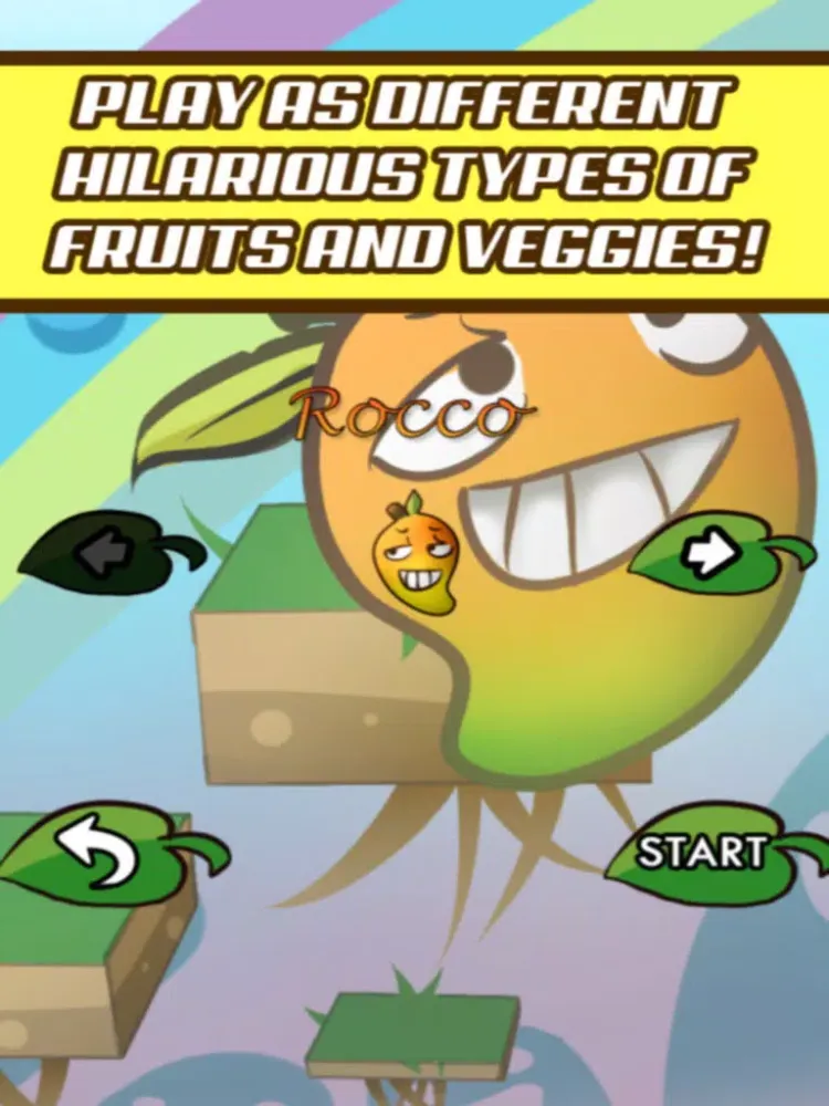 Frutiveges - The Amazing Fruit Jump - Free Mobile Edition iPad  スクリーンショット