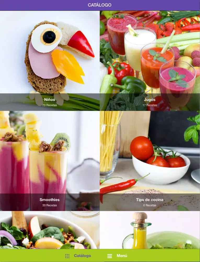 Tangkapan skrin Limon Verde App iPad 