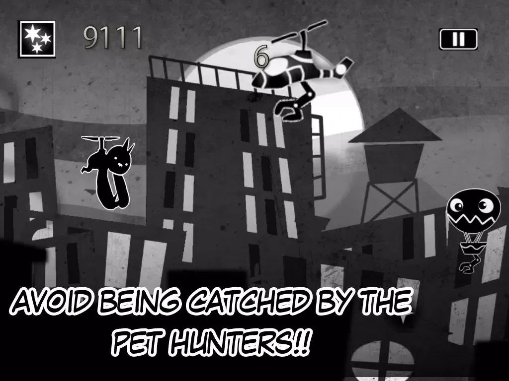 Shadow City Dash - Escaping The Pet Hunters - Free Mobile Edition iPad  سکرین شاٹس