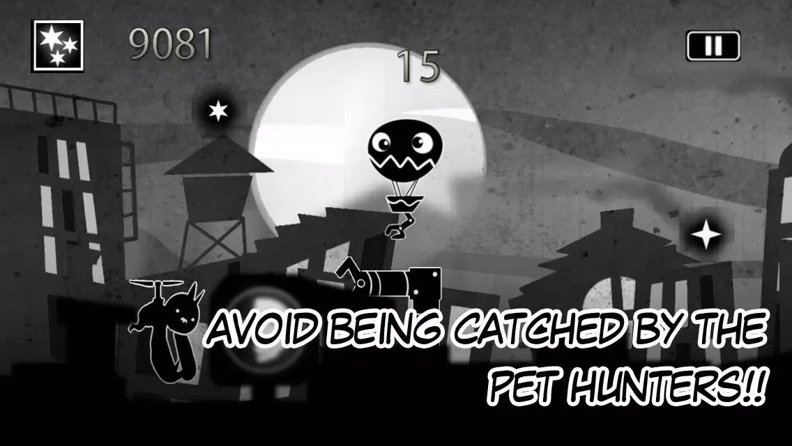 Shadow City Dash - Escaping The Pet Hunters - Free Mobile Edition سکرین شاٹس