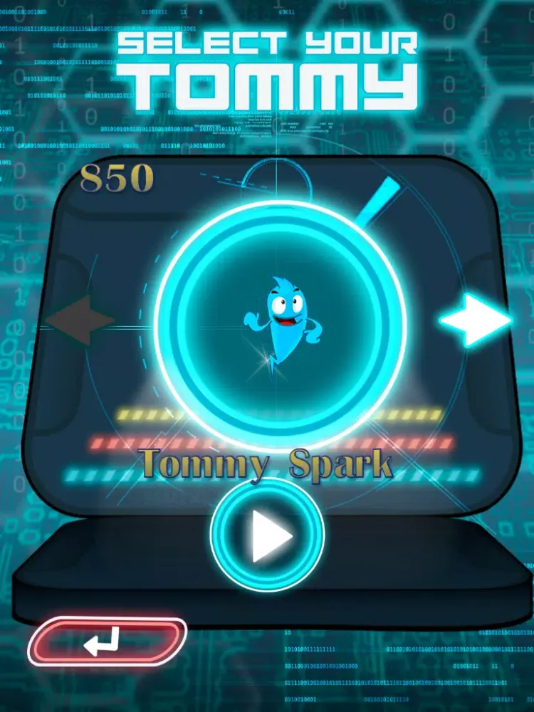 Captures d'écran de Tommy Spark - Plasma Monster Jump - Free Mobile Edition iPad 