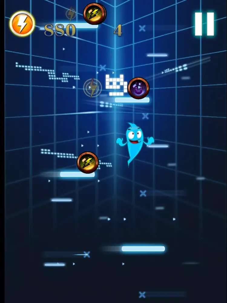 Captures d'écran de Tommy Spark - Plasma Monster Jump - Free Mobile Edition iPad 