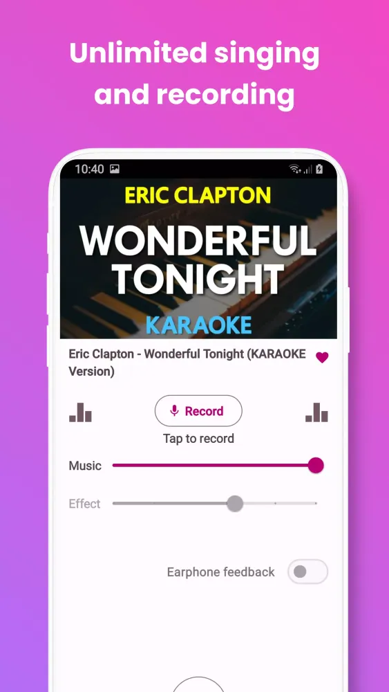 Zrzuty ekranu Karaoke Pro