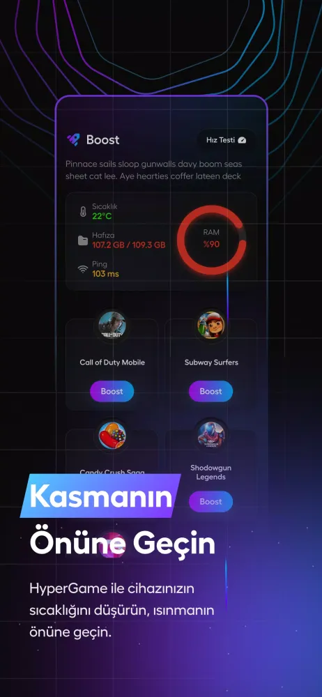 Screenshot di HyperGame