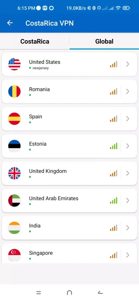 Costa Rica VPN - Fast & Secure應用截圖
