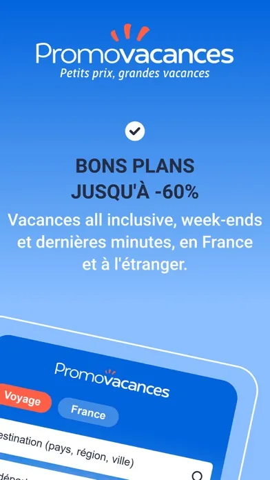 Promovacances : Vols, Séjours Ekran Görüntüleri