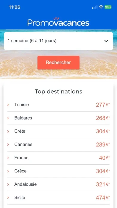 Promovacances : Vols, Séjours Ekran Görüntüleri