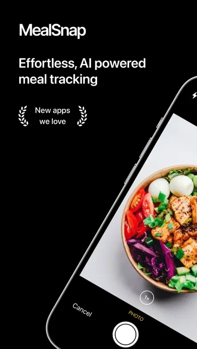 Tangkapan layar MealSnap: AI Food Log Tracker