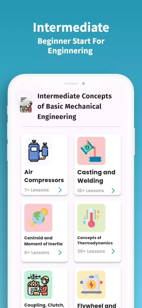 Captures d'écran de Learn Mechanical Engineering