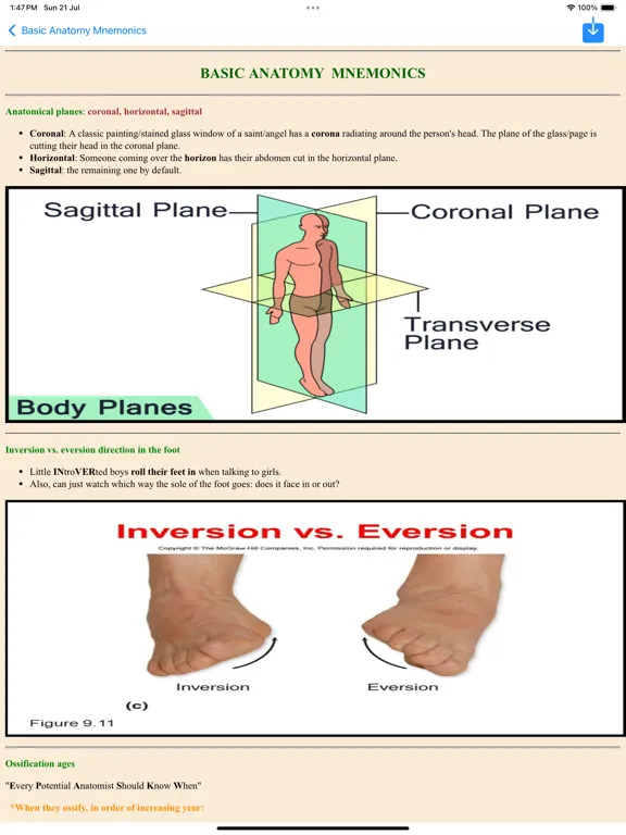All Medical Mnemonics App iPad  Screenshots