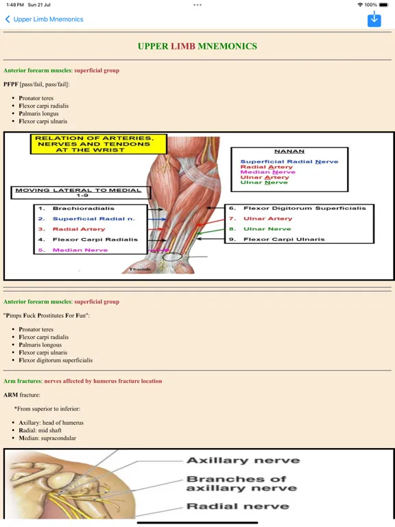 All Medical Mnemonics App iPad  Screenshots