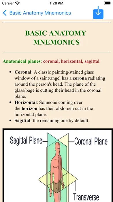 All Medical Mnemonics App Screenshots