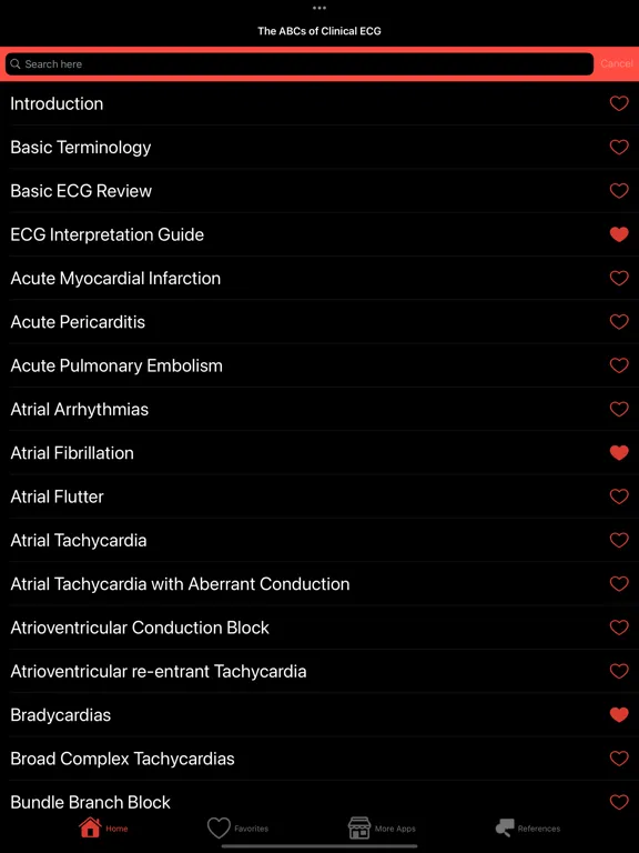 تصاویر Clinical ECG Interpretation iPad 
