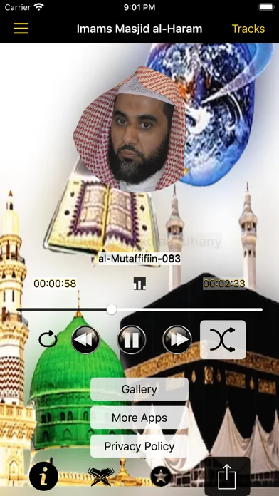 Ảnh chụp màn hình của Imams of Masjid al Haram